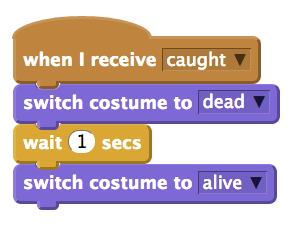2. Add a new costume into Herbert by selecting Herbert, going into the Costumes section, and clicking the Choose costume from Library button. Select the fantasy/ghost2-a costume. 3.