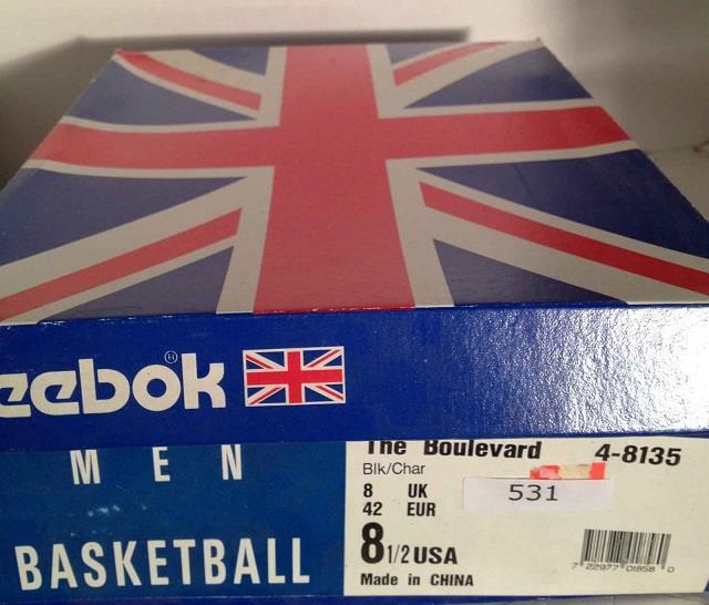 Reebok, Men s Basketball Shoe Box