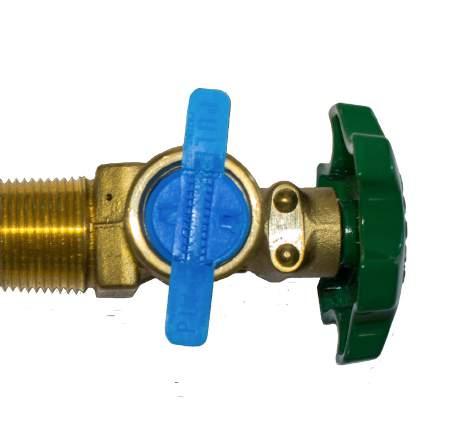 SAFETY PLUG OR PLASTIC SEALING To ensure our valued customers receive a consistent and quality product, your Kleenheat Kwik- Gas cylinder valve will be covered by either a blue