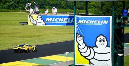 When we went to Michelin, and we saw terrific results and a partnership on the track, which is a combination of the tire technology