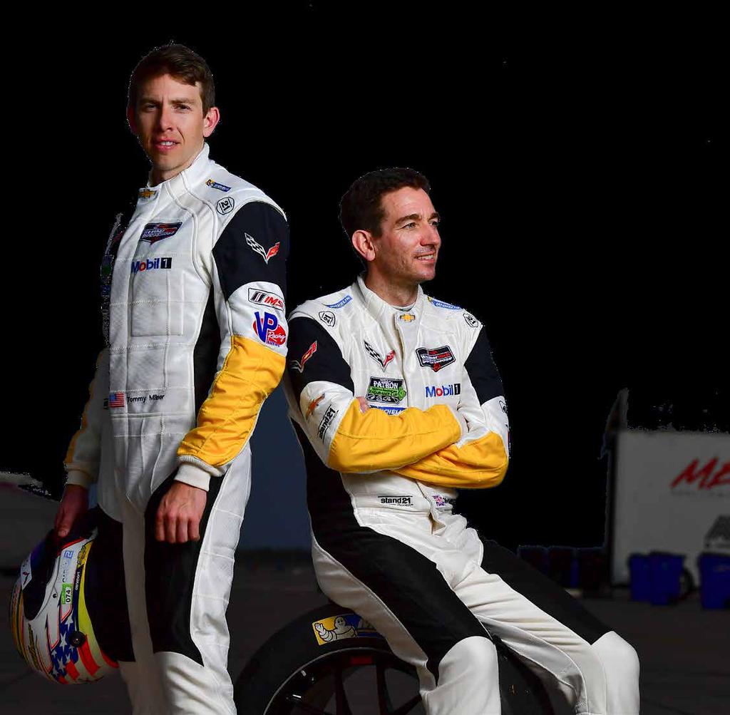10 11 With a pair of IMSA WeatherTech scar GTLM class championships (2012 and 2016) and their 2015 victory at Le Mans, Corvette Racing s Oliver Gavin and Tommy Milner are a highly successful