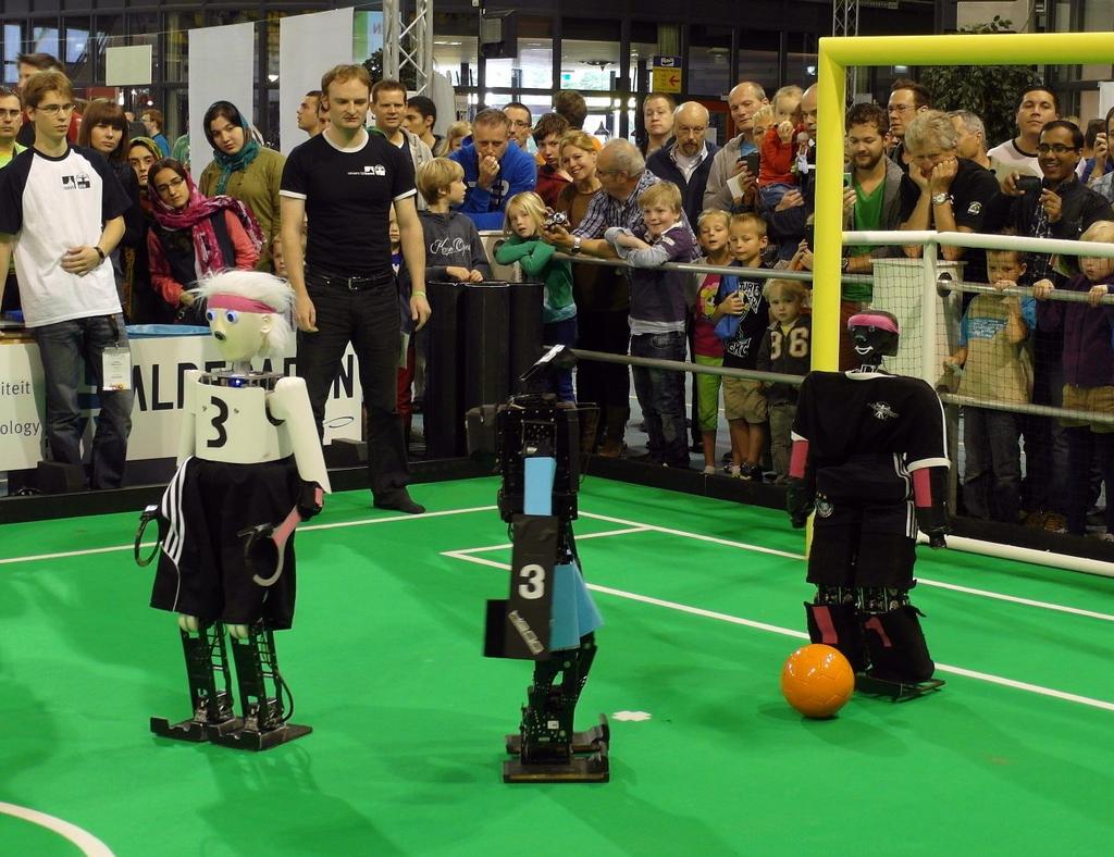 Over the past few years, soccer-playing humanoid robots have advanced significantly.