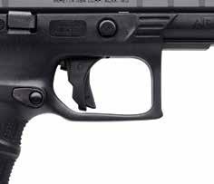 TOP SAFETY Striker Deactivation Button Beretta APX pistols have a unique feature that allows the user to deactivate the internal striker mechanism prior to