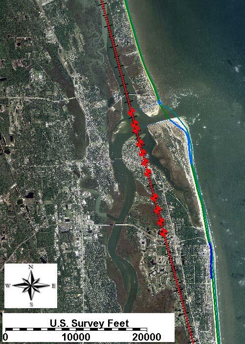 St. Johns County, FL GenCade Grid Setup Input: 1986, 1999 Shorelines Waves Dredging/Placement Information Structures Model Calibration Also