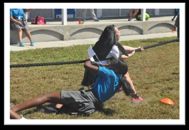 Jaguar Day: Tug-O-War by Timothy Nguyen National Honor Society hosted a small tug of