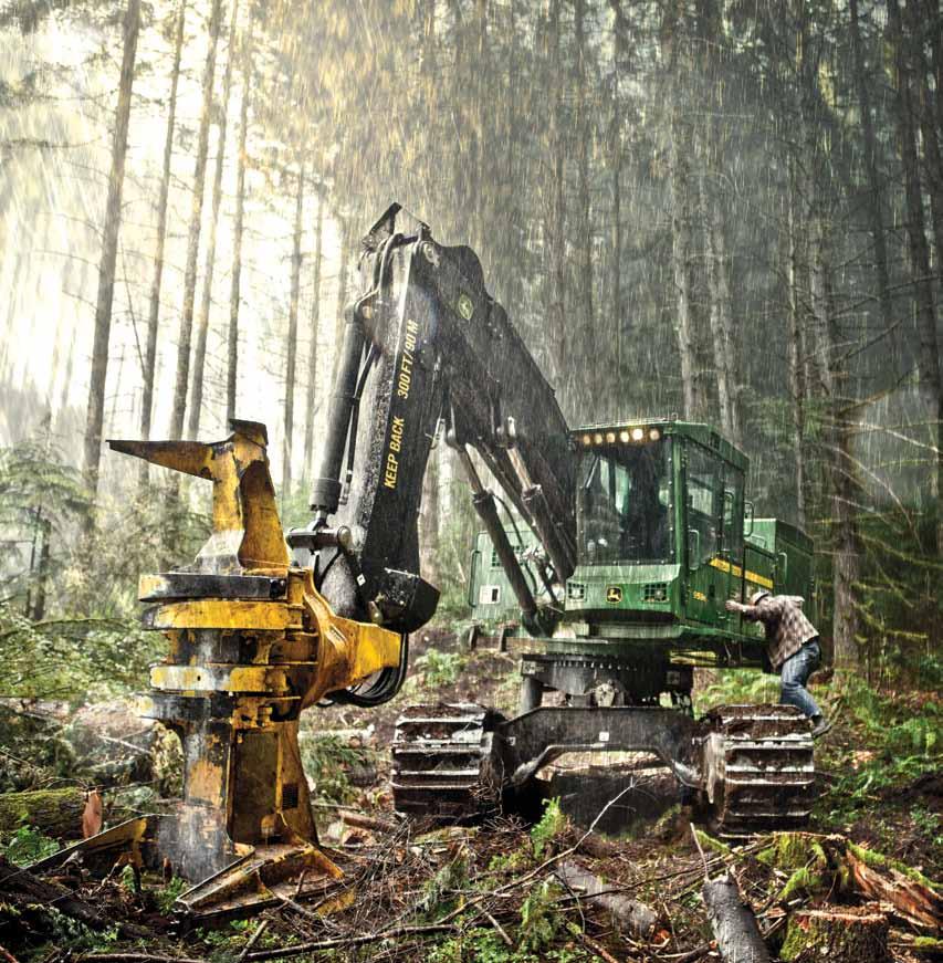 Our research facility looks remarkably like your jobsite. Like you, we immerse ourselves in the forest and get lost in the work.