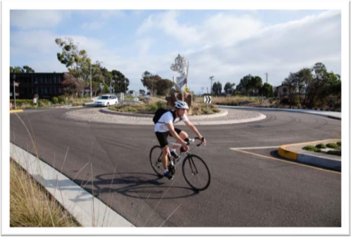 How do Bicyclists use a Roundabout?