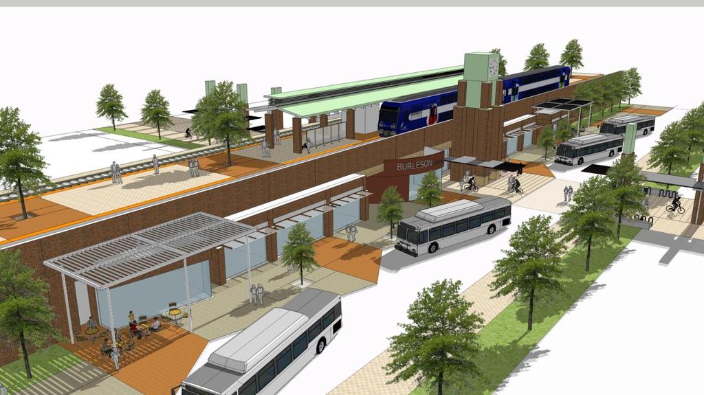 PREFERRED STATION CONCEPT Rendering West Station Entry Bus Transfer