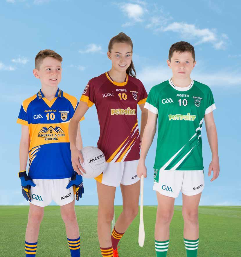 OFFICIAL PLAYING JERSEYS ALL JERSEYS ARE ALL OUR OFFICIAL JERSEYS ARE AVAILABLE OFFICIAL PLAYING JERSEYS All Masita custom made jerseys are 100% made in Ireland enabling us to provide your club with