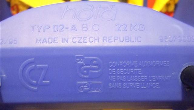 Country of origin: Czech Republic The product poses a risk of injuries because is not equipped with a