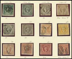 Prestige Philately - General Public Auction No 139 Page: 14 NEW SOUTH WALES (continued) 279 280 Ex Lot 279 *O Disorganised range with Imperf 'REGISTERED' (2), Imperf Diadems including a