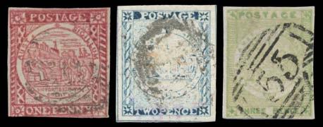 Carrington (2) & Postage Due set to 20/-, some 'Specimen' Overprints & a few forgeries, condition variable.