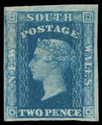 300 290 P A Lot 290 1856-60 Imperf Small Diadems 1d imperforate plate proof in orange-vermilion on ungummed