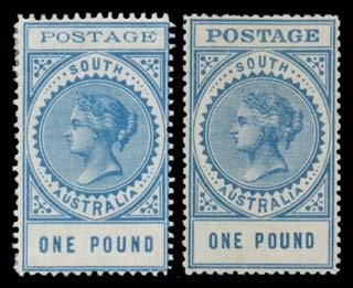 4,000 374 P A/A- Lot 374 1883-89 De La Rue 6d blue imperforate plate proof gutter block of 12 (6x2) from the top of the sheet on gummed unwatermarked paper, folded in the gutter, minor gum blemishes,