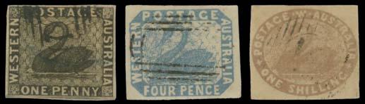 (2) 150 Ex Lot 529 529 *WO0 Handy selection with 1860-64 Imperfs 2d unused & used and 6d used (2) and Rouletted 2d (2), 2d blue (2, one unused) & 4d vermilion (2, one unused), 1864-79 4d 6d & 1/-