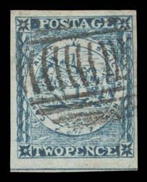 Prestige Philately - General Public Auction No 139 Page: 8 NEW SOUTH WALES - 1850-51 Sydney Views (continued) 255 G A Lot 255
