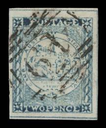 Prestige Philately - General Public Auction No 139 Page: 9 NEW SOUTH WALES - 1850-51 Sydney Views (continued) 259 G A Lot 259 TWO PENCE: Plate II