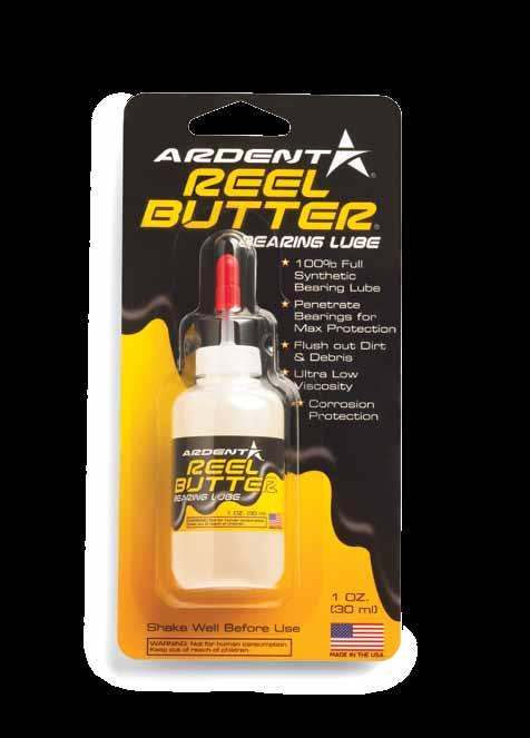 Reel Butter Bearing Lube Ardent Reel Butter Bearing Lube utilizes the latest in lubrication engineering technology.