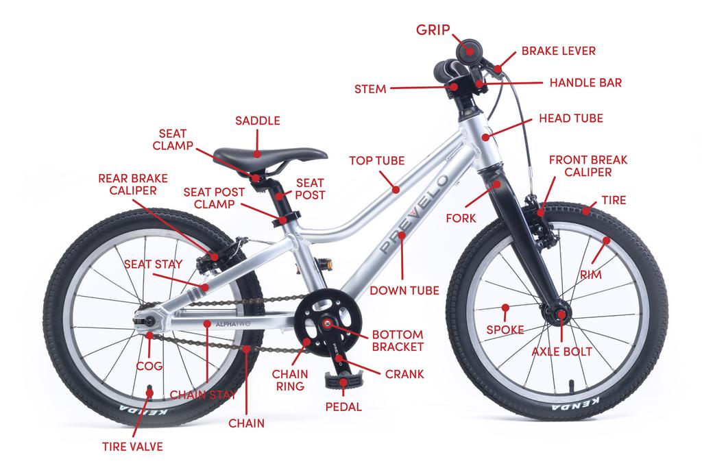 USE AND DESIGN Prevelo Bikes have been specifically engineered for children, not adults. Be sure to reference our online sizing guide to ensure a proper fit.