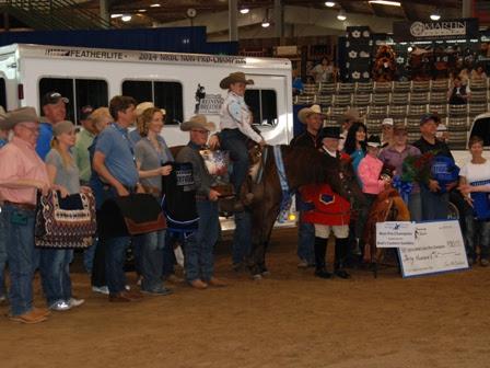 Sponsored by News from the 2014 NRBC April 18, 2014 April 14-20, 2014 17th Annual NRBC The Million Dollar Show Non Pro Champions Crowned at NRBC The National Reining Breeders Classic Non Pro finals