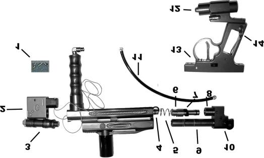 Parts Diagram Listing 1 screw set 2 secondary regulator housing (w/solenoid) 3 secondary regulator 4 bottom o-ring 5 spring 6