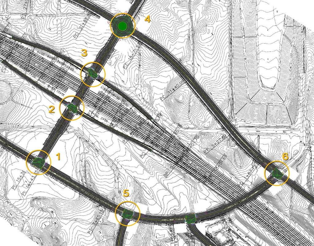 2 Figure 1: Overview Map Current Control: None Need for Control: Franklin Intersection Project requires the design of 6 new intersection designs.