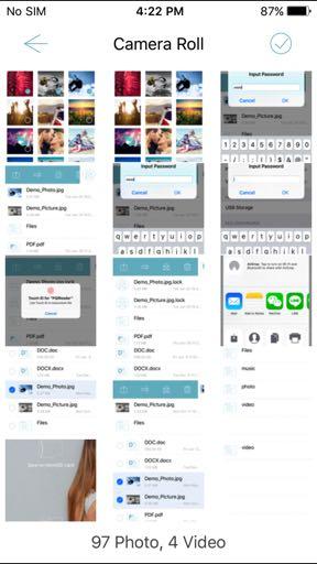 4.7. Camera Ro Browse a photos saved in Camera Ro (ios) (Can sti view the photos even if the