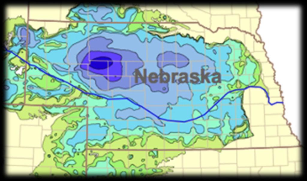 Water Availability In the Nebraska andhills The historic Nebraska andhills occupy 19 million acres in west central Nebraska.
