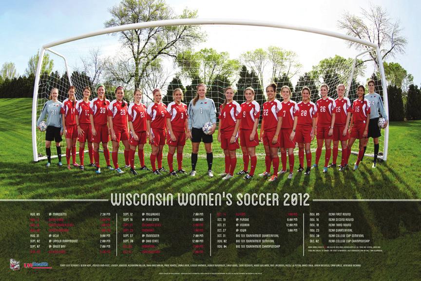 2012 Wisconsin women s Soccer SCHEDULE/RESULTS Date Opponent Result/Time UW Goal Scorers Location 8/17 NOTRE DAME W, 1-0 Monica Lam-Feist (83 ) MADISON, Wis. 8/19 S.