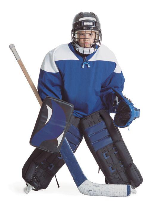 Goalies require additional equipment to effectively protect the player.