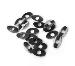 MG washers increase strength of rim and decrease friction of nipple Round Washers