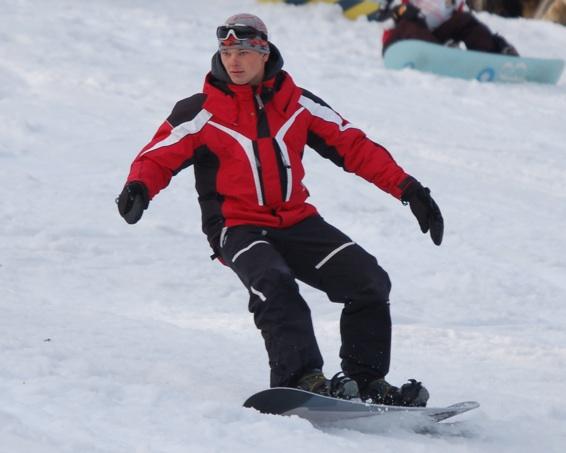 How snowboarders ride?