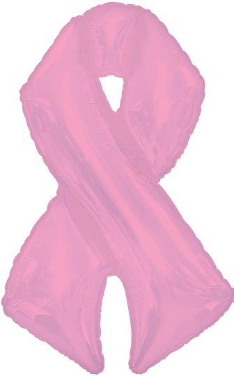 BREAST CANCER AWARENESS MONTH Pink Ribbon 25 W x 44 H 434084 Category S-70 12 Latex 18 Breast Cancer
