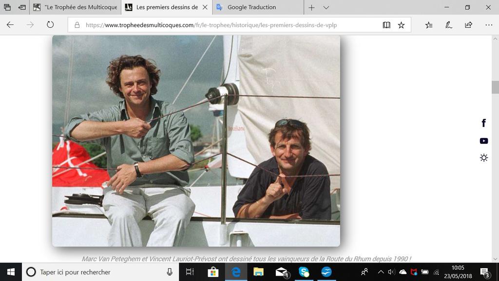 Marc Van Peteghem and Vincent Lauriot-Prévost have drawn all the winners of the Route du Rhum since 1990! VPLP Collection Q : But what makes you find yourself?