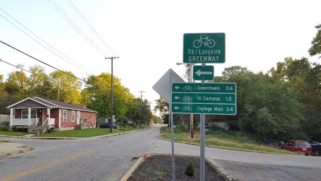 Bike Wayfinding Destination Types 1. Primary Destinations 1. Cities 2. Downtown Areas 3. Regional Destinations 4. State Trails 2. Secondary Destinations 1. Major Commercial Districts 2.