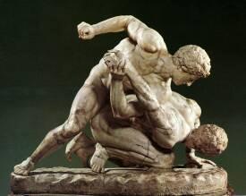 Pankration Grueling combination of boxing and wrestling Punches were