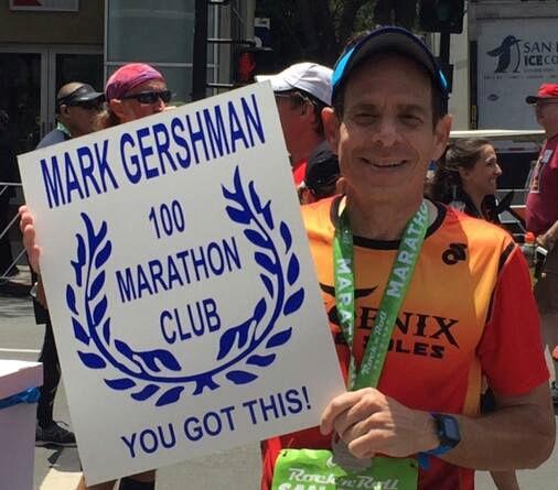 In between this milestone events, Tom has run at least one marathon each month since November, 2008 or as he says, to date, that is 103 months in a row and counting.