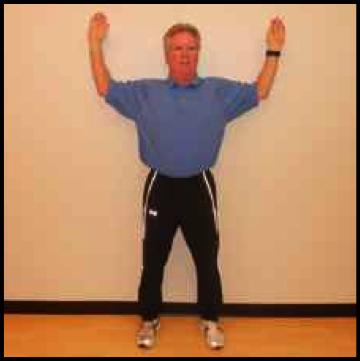 2. Wall Angels Action: Begin by standing with your back flat against a wall and your arms setup as shown.