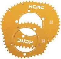 AL7075 Available in RD 50/34T only. K5 BLADE II series Rectangular chainrings Specifically developed to improve chainring stiffness over standard 4mm thickness chainrings.