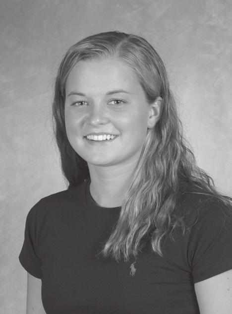 MEET THE HAWKEYES ASHLEY DELL DEIDRE FREEMAN Junior Lake Forest, IL Lake Forest High School Sophomore Grinnell, IA Grinnell High School FREE 2007-08 set career-bests in the 200 free (1:54.