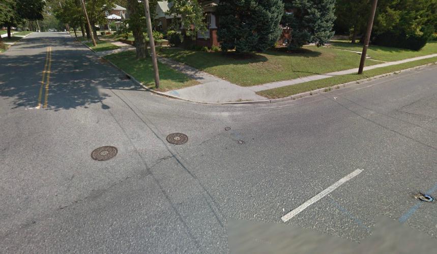 Figure 12 and 14 show the untreated potholes that are where both pedestrian and bicycle traffic will occur, and Figure 13 displays