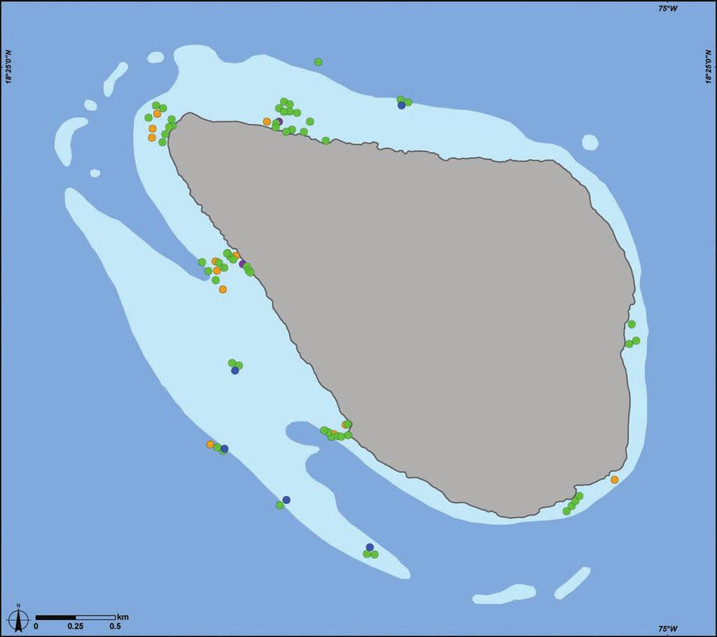 The State of Coral Reef Ecosystems of CORAL REEF ECOSYSTEM MONITORING EFFORTS AND RESOURCE CONDITION Description of Local Coral Reef Monitoring Programs There is no formal reef monitoring program for.