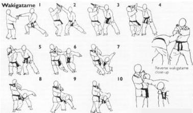 arm lock) Self-Defense: Attack Front Chest grip.