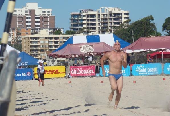 Beach sprints and flags are a longstanding event in surf life saving. The 2km beach run is hotly contested at both State and National competition.