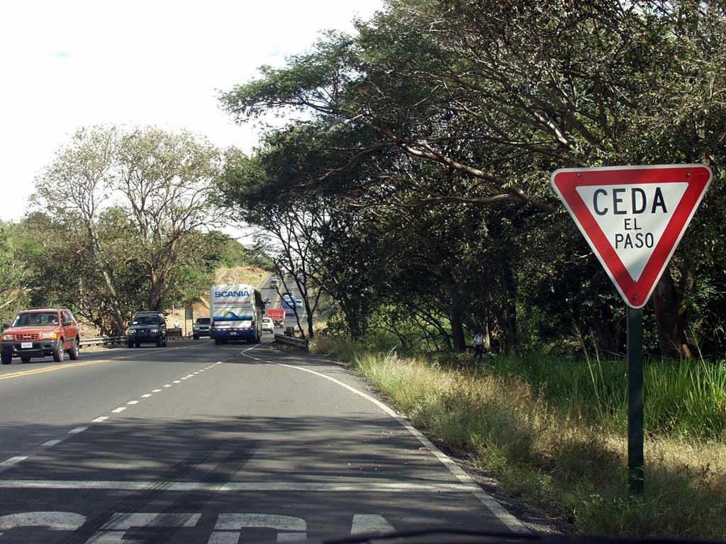 What is a CEDA? (See picture below) Here s a helpful hint. Yes, it is a Yield. But you might find it while your driving on a straight-away. Be aware of this sign!