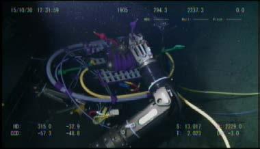 on the seafloor before starting the cable-laying operation was recovered.