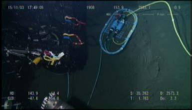 Node 2D to the observatory at 2D-14 was carried out using the automated cable-laying system developed by