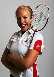for the county, was awarded the MBE in the Queen's Birthday Honours List,12th June, for her services to badminton.