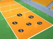 Floor Target (Bow-VB Targets) Six 24 Dia Numbered Floor Targets Rubberized for grip Each