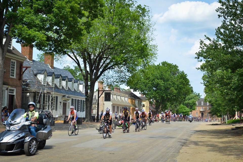 ...continued from page 4 Challenge riders rolling down DOG street and then being addressed by General George Washington who certainly understands what veterans have given our country.